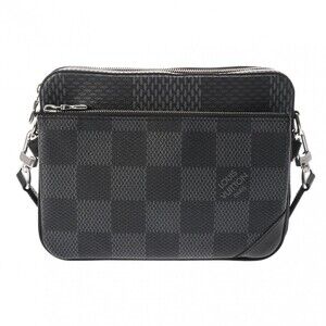 Louis Vuitton Damier Graphite Black Trio Messenger Bag Canvas Shoulder